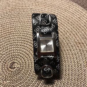 Vintage Guess watch on leather band